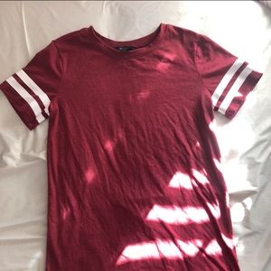 Forever 21 Burgundy t-shirt dress